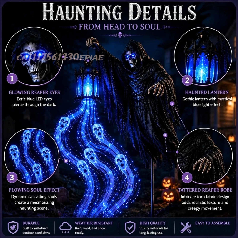 GraveGlow™ Harvester 🎃💀 — Eerie Light for Halloween Nights