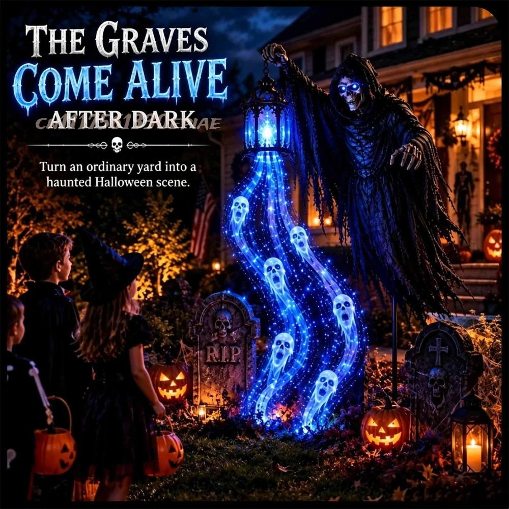 GraveGlow™ Harvester 🎃💀 — Eerie Light for Halloween Nights